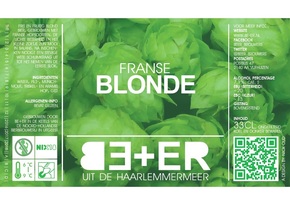 Franse Blonde Etiket